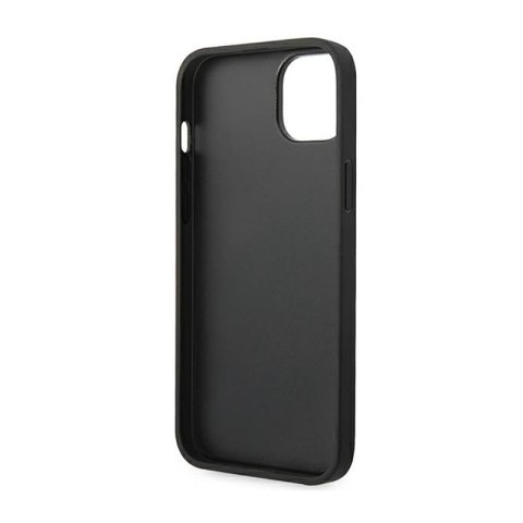 Karl Lagerfeld Monogram Stripe - Etui iPhone 14 Plus (szary) Karl Lagerfeld Monogram Stripe - Etui iPhone 14 Plus (szary)