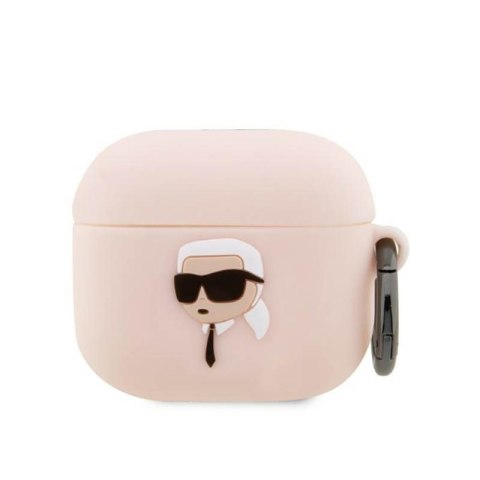 Karl Lagerfeld Silicone NFT Karl Head 3D - Etui AirPods 3 (różowy) Karl Lagerfeld Silicone NFT Karl Head 3D - Etui AirPods 3 (różowy)