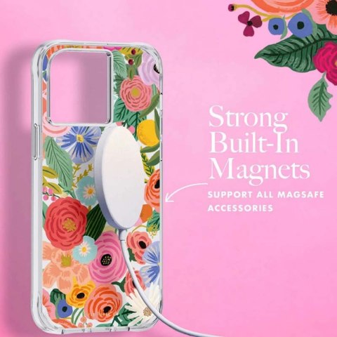 Rifle Paper Clear MagSafe - Etui iPhone 14 Pro Max (Garden Party Blush) Rifle Paper Clear MagSafe - Etui iPhone 14 Pro Max (Garden Party Blush)