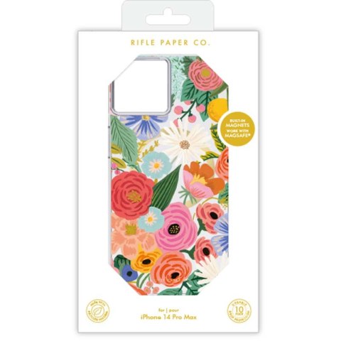 Rifle Paper Clear MagSafe - Etui iPhone 14 Pro Max (Garden Party Blush) Rifle Paper Clear MagSafe - Etui iPhone 14 Pro Max (Garden Party Blush)