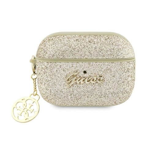 Guess 4G Glitter Flake - Etui AirPods Pro 2 (złoty) Guess 4G Glitter Flake - Etui AirPods Pro 2 (złoty)