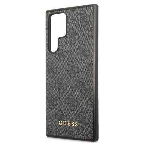 Guess 4G Metal Gold Logo - Etui Samsung Galaxy S22 Ultra (szary) Guess 4G Metal Gold Logo - Etui Samsung Galaxy S22 Ultra (szary)