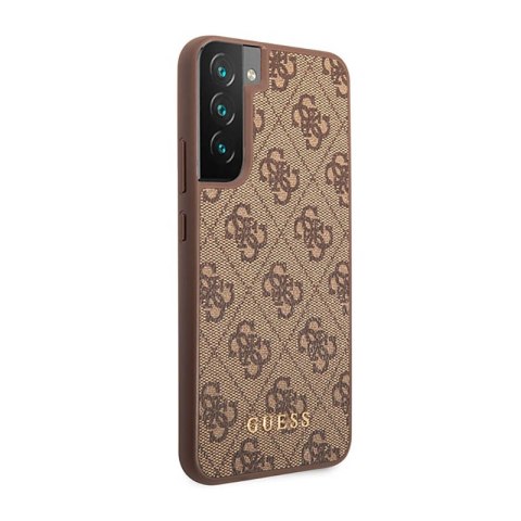 Guess 4G Metal Logo - Etui Samsung Galaxy S23 (brązowy) Guess 4G Metal Logo - Etui Samsung Galaxy S23 (brązowy)