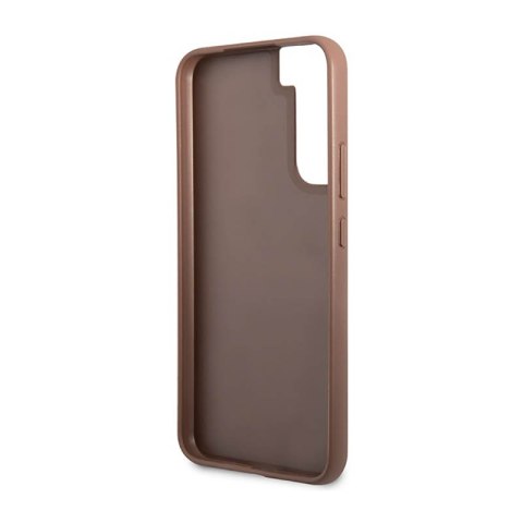 Guess 4G Metal Logo - Etui Samsung Galaxy S23 (brązowy) Guess 4G Metal Logo - Etui Samsung Galaxy S23 (brązowy)