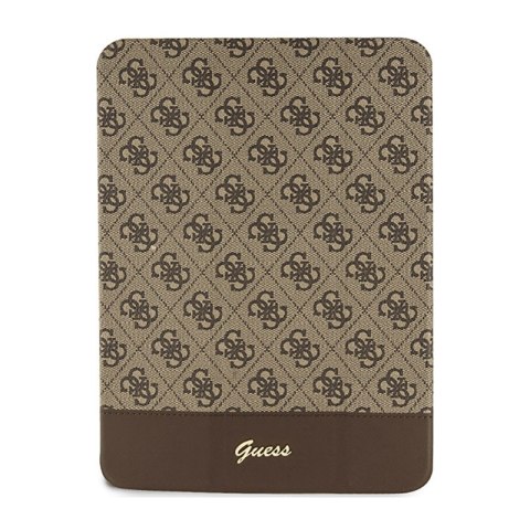Guess 4G Stripe Allover - Etui iPad 10.9" (2022) (Brązowy) Guess 4G Stripe Allover - Etui iPad 10.9" (2022) (Brązowy)