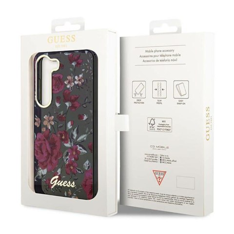 Guess Flower Collection - Etui Samsung Galaxy S23+ (khaki) Guess Flower Collection - Etui Samsung Galaxy S23+ (khaki)