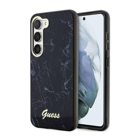 Guess Marble Collection - Etui Samsung Galaxy S23+ (czarny) Guess Marble Collection - Etui Samsung Galaxy S23+ (czarny)