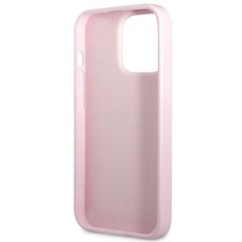 Guess Saffiano Hot Stamp & Metal Logo - Etui iPhone 13 Pro (liliowy) Guess Saffiano Hot Stamp & Metal Logo - Etui iPhone 13 Pro (liliowy)