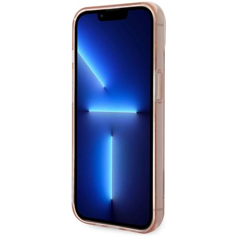 Guess Translucent - Etui iPhone 14 Plus (różowy) Guess Translucent - Etui iPhone 14 Plus (różowy)