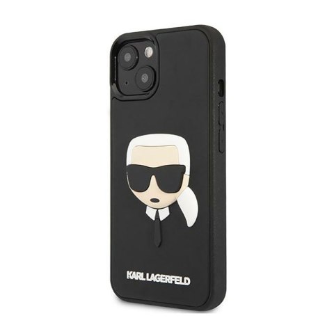 Karl Lagerfeld 3D Rubber Karl`s Head - Etui iPhone 14 Plus (czarny) Karl Lagerfeld 3D Rubber Karl`s Head - Etui iPhone 14 Plus (czarny)
