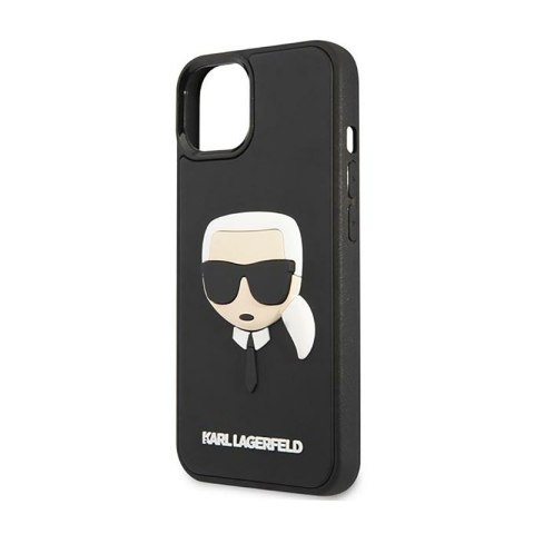 Karl Lagerfeld 3D Rubber Karl`s Head - Etui iPhone 14 Plus (czarny) Karl Lagerfeld 3D Rubber Karl`s Head - Etui iPhone 14 Plus (czarny)