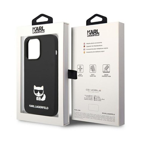 Karl Lagerfeld Choupette Body - Etui iPhone 14 Pro Max (czarny) Karl Lagerfeld Choupette Body - Etui iPhone 14 Pro Max (czarny)
