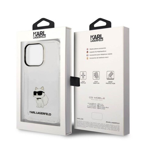 Karl Lagerfeld IML NFT Choupette - Etui iPhone 14 Pro Max (przezroczysty) Karl Lagerfeld IML NFT Choupette - Etui iPhone 14 Pro Max (przezroczysty)