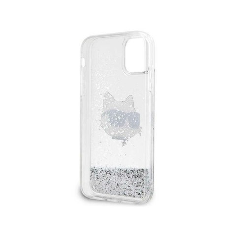 Karl Lagerfeld Liquid Glitter NFT Choupette Head - Etui iPhone 11 (srebrny) Karl Lagerfeld Liquid Glitter NFT Choupette Head - Etui iPhone 11 (srebrny)