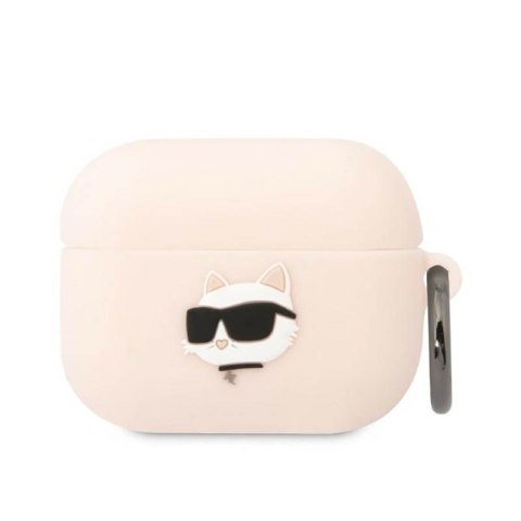 Karl Lagerfeld Silicone NFT Choupette Head 3D - Etui AirPods Pro (różowy) Karl Lagerfeld Silicone NFT Choupette Head 3D - Etui AirPods Pro (różowy)