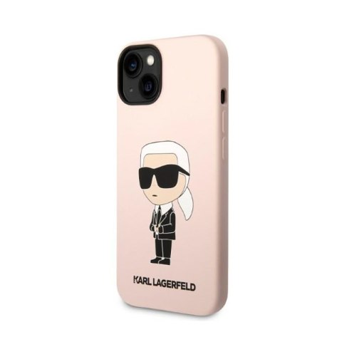 Karl Lagerfeld Silicone NFT Ikonik - Etui iPhone 14 Plus (różowy) Karl Lagerfeld Silicone NFT Ikonik - Etui iPhone 14 Plus (różowy)