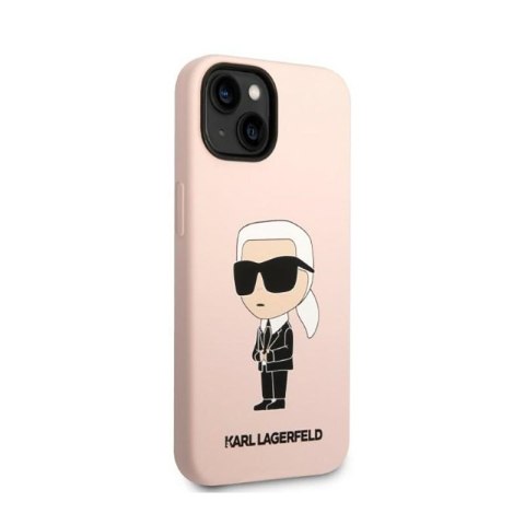 Karl Lagerfeld Silicone NFT Ikonik - Etui iPhone 14 Plus (różowy) Karl Lagerfeld Silicone NFT Ikonik - Etui iPhone 14 Plus (różowy)