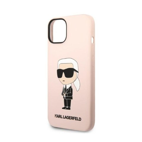 Karl Lagerfeld Silicone NFT Ikonik - Etui iPhone 14 Plus (różowy) Karl Lagerfeld Silicone NFT Ikonik - Etui iPhone 14 Plus (różowy)