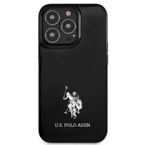 US Polo Assn Horses Logo - Etui iPhone 13 Pro (czarny) US Polo Assn Horses Logo - Etui iPhone 13 Pro (czarny)