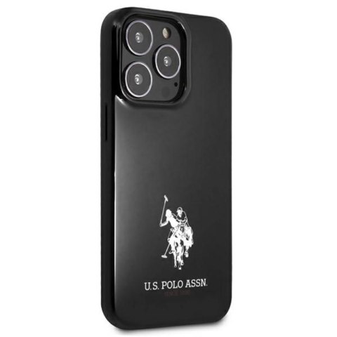US Polo Assn Horses Logo - Etui iPhone 13 Pro (czarny) US Polo Assn Horses Logo - Etui iPhone 13 Pro (czarny)