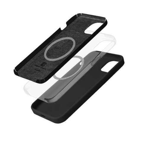 Crong Color Cover Magnetic - Etui iPhone 14 / iPhone 13 MagSafe (czarny) Crong Color Cover Magnetic - Etui iPhone 14 / iPhone 13 MagSafe (czarny)