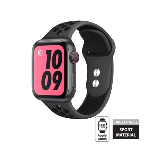 Crong Duo Sport - Pasek do Apple Watch 38/40/41/42 mm (szary/czarny) Crong Duo Sport - Pasek do Apple Watch 38/40/41/42 mm (szary/czarny)