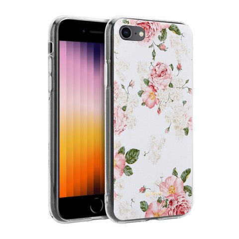 Crong Flower Case - Etui iPhone SE (2022/2020) / 8 / 7 (wzór 02) Crong Flower Case - Etui iPhone SE (2022/2020) / 8 / 7 (wzór 02)