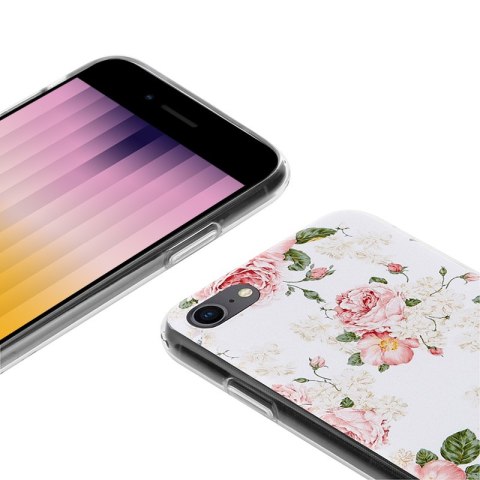 Crong Flower Case - Etui iPhone SE (2022/2020) / 8 / 7 (wzór 02) Crong Flower Case - Etui iPhone SE (2022/2020) / 8 / 7 (wzór 02)