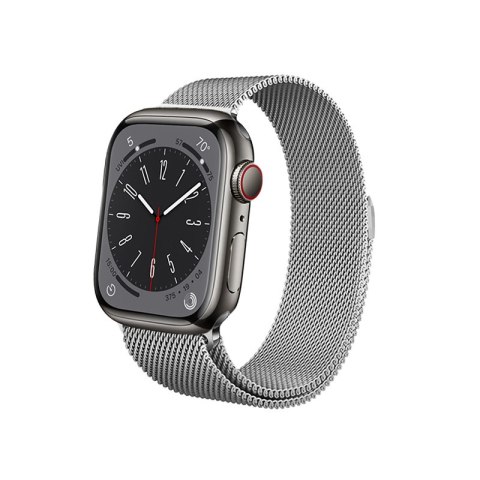 Crong Milano Steel - Pasek ze stali nierdzewnej do Apple Watch 38/40/41/42 mm (srebrny) Crong Milano Steel - Pasek ze stali nierdzewnej do Apple Watch 38/40/41/42 mm (srebrny)