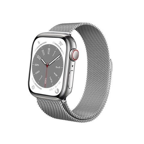 Crong Milano Steel - Pasek ze stali nierdzewnej do Apple Watch 38/40/41/42 mm (srebrny) Crong Milano Steel - Pasek ze stali nierdzewnej do Apple Watch 38/40/41/42 mm (srebrny)