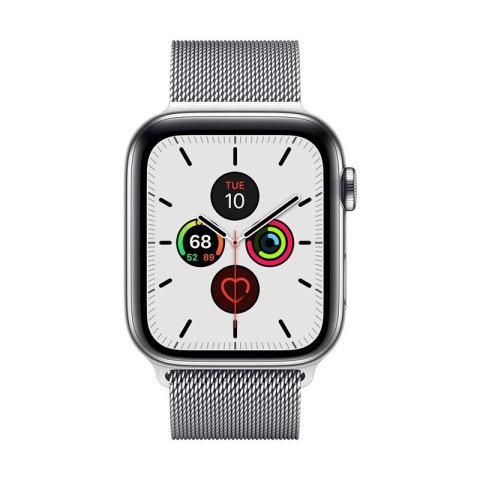 Crong Milano Steel - Pasek ze stali nierdzewnej do Apple Watch 38/40/41/42 mm (srebrny) Crong Milano Steel - Pasek ze stali nierdzewnej do Apple Watch 38/40/41/42 mm (srebrny)
