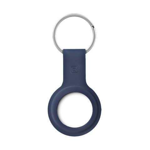 Crong Silicone Case with Key Ring - Etui ochronne brelok do Apple AirTag (granatowy) Crong Silicone Case with Key Ring - Etui ochronne brelok do Apple AirTag (granatowy)