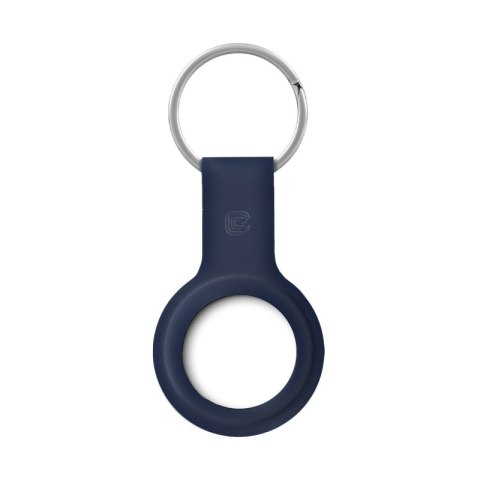 Crong Silicone Case with Key Ring - Etui ochronne brelok do Apple AirTag (granatowy) Crong Silicone Case with Key Ring - Etui ochronne brelok do Apple AirTag (granatowy)