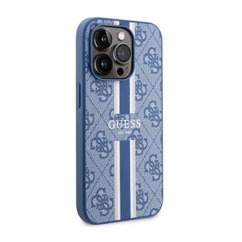 Guess 4G Printed Stripes MagSafe - Etui iPhone 14 Pro (Niebieski) Guess 4G Printed Stripes MagSafe - Etui iPhone 14 Pro (Niebieski)