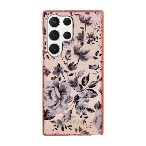 Guess Flower Collection - Etui Samsung Galaxy S23 Ultra (różowy) Guess Flower Collection - Etui Samsung Galaxy S23 Ultra (różowy)