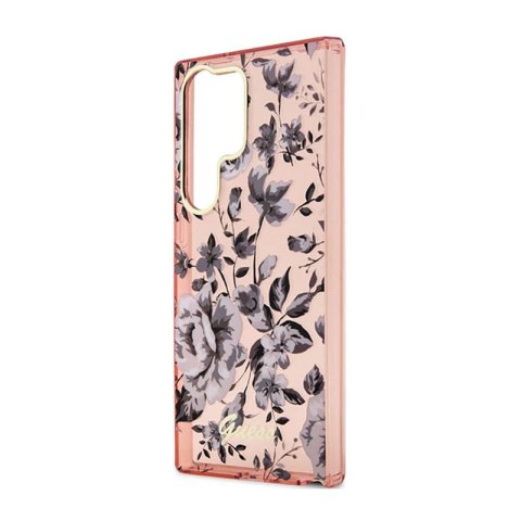 Guess Flower Collection - Etui Samsung Galaxy S23 Ultra (różowy) Guess Flower Collection - Etui Samsung Galaxy S23 Ultra (różowy)