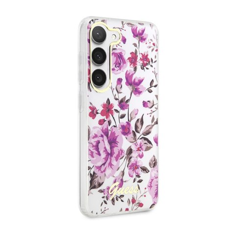 Guess Flower Collection - Etui Samsung Galaxy S23 (biały) Guess Flower Collection - Etui Samsung Galaxy S23 (biały)