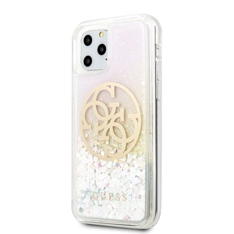 Guess Gradient Liquid Glitter Circle Logo - Etui iPhone 11 Pro Guess Gradient Liquid Glitter Circle Logo - Etui iPhone 11 Pro