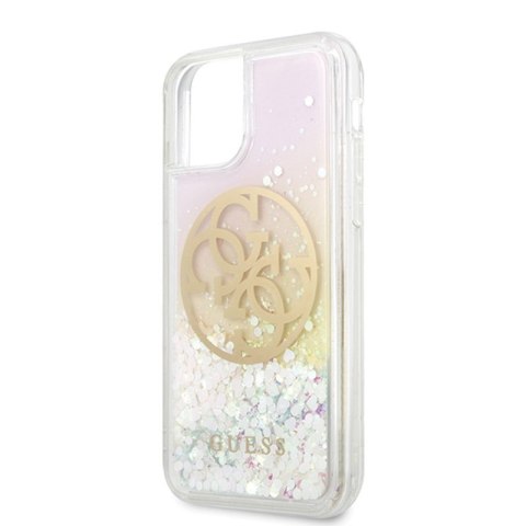Guess Gradient Liquid Glitter Circle Logo - Etui iPhone 11 Pro Guess Gradient Liquid Glitter Circle Logo - Etui iPhone 11 Pro
