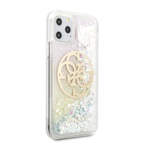 Guess Gradient Liquid Glitter Circle Logo - Etui iPhone 11 Pro Guess Gradient Liquid Glitter Circle Logo - Etui iPhone 11 Pro