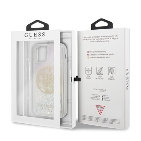 Guess Gradient Liquid Glitter Circle Logo - Etui iPhone 11 Pro Guess Gradient Liquid Glitter Circle Logo - Etui iPhone 11 Pro