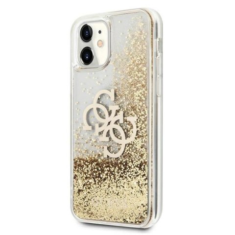 Guess Liquid Glitter 4G Big Logo - Etui iPhone 11 (złoty) Guess Liquid Glitter 4G Big Logo - Etui iPhone 11 (złoty)