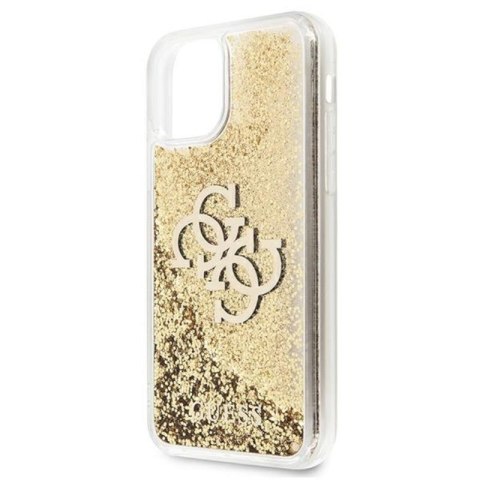 Guess Liquid Glitter 4G Big Logo - Etui iPhone 11 (złoty) Guess Liquid Glitter 4G Big Logo - Etui iPhone 11 (złoty)