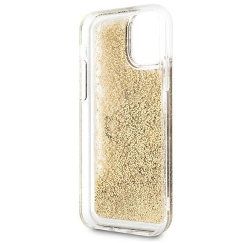 Guess Liquid Glitter 4G Big Logo - Etui iPhone 11 (złoty) Guess Liquid Glitter 4G Big Logo - Etui iPhone 11 (złoty)