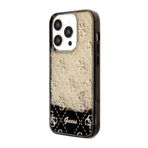 Guess Liquid Glitter Transculent 4G - Etui iPhone 14 Pro (Czarny) Guess Liquid Glitter Transculent 4G - Etui iPhone 14 Pro (Czarny)