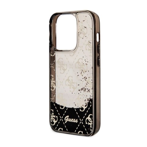 Guess Liquid Glitter Transculent 4G - Etui iPhone 14 Pro (Czarny) Guess Liquid Glitter Transculent 4G - Etui iPhone 14 Pro (Czarny)