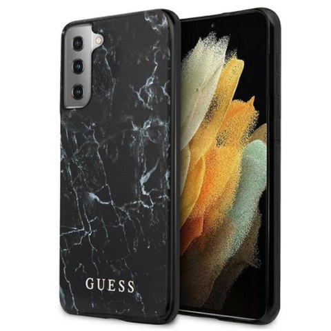 Guess Marble - Etui Samsung Galaxy S21+ (czarny) Guess Marble - Etui Samsung Galaxy S21+ (czarny)