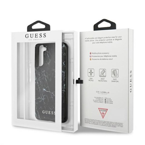 Guess Marble - Etui Samsung Galaxy S21+ (czarny) Guess Marble - Etui Samsung Galaxy S21+ (czarny)