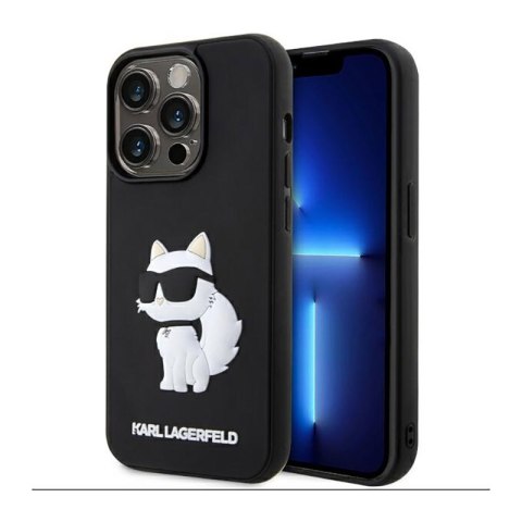 Karl Lagerfeld 3D Rubber NFT Choupette - Etui iPhone 14 Pro (Czarny) Karl Lagerfeld 3D Rubber NFT Choupette - Etui iPhone 14 Pro (Czarny)