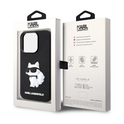 Karl Lagerfeld 3D Rubber NFT Choupette - Etui iPhone 14 Pro (Czarny) Karl Lagerfeld 3D Rubber NFT Choupette - Etui iPhone 14 Pro (Czarny)